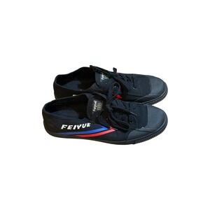 Feiyue 1920 Lo Canvas Shoes Men 13 Black Martial Arts Sneakers FU100097M